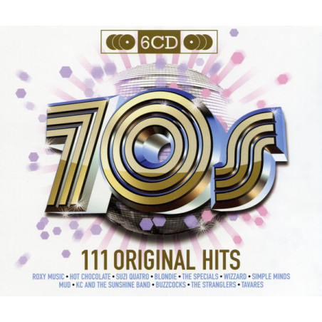 VARIOUS ARTISTS - ORIGINAL HITS -  70's - 6CD
