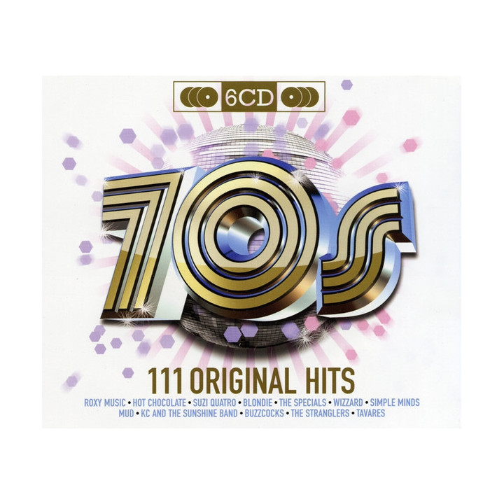 VARIOUS ARTISTS - ORIGINAL HITS -  70's - 6CD
