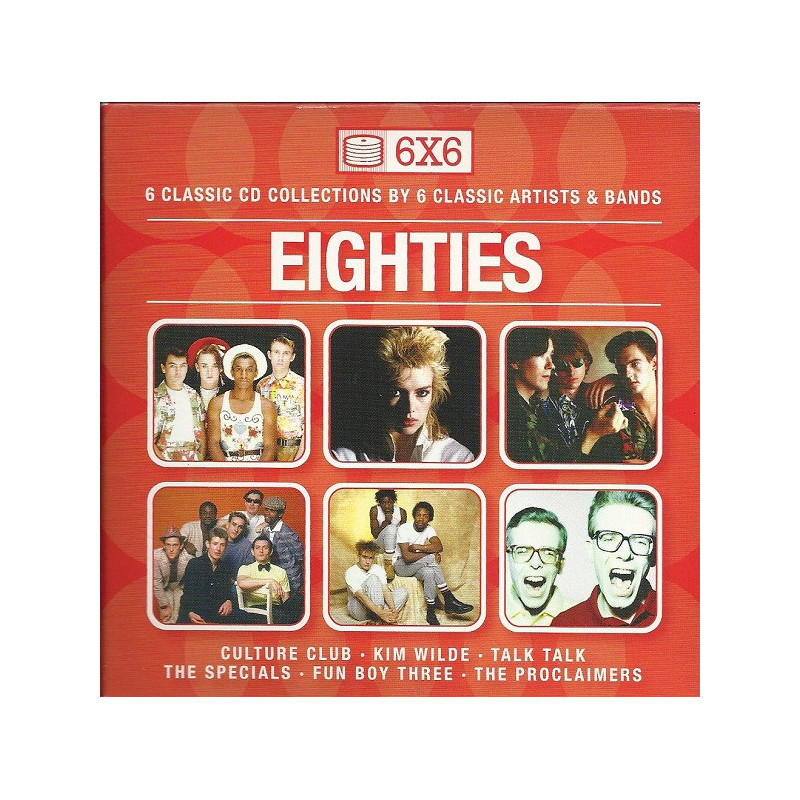 VARIOUS ARTISTS - 6X6 - EIGHTIES - 6CD