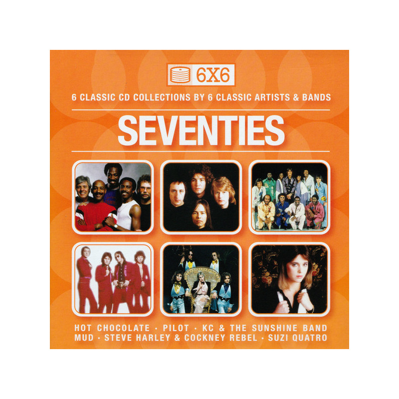 VARIOUS ARTISTS - 6X6 - SEVENTIES - 6CD