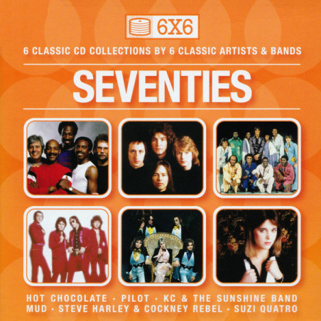 VARIOUS ARTISTS - 6X6 - SEVENTIES - 6CD