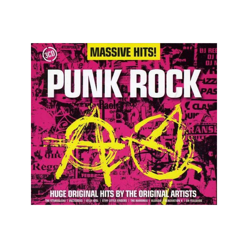 VARIOUS ARTISTS - MASSIVE HITS: PUNK ROCK - 4CD