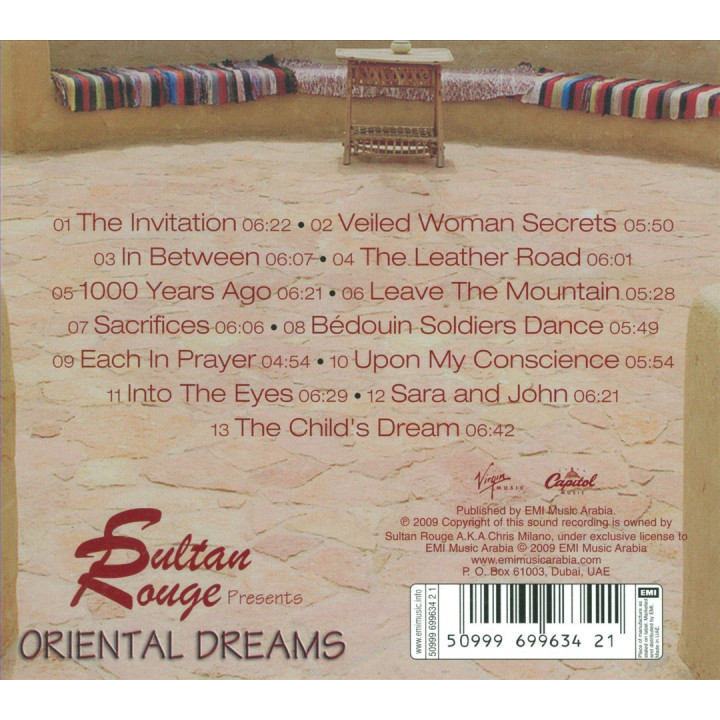 VA-SULTAN ROUGE - ORIENTAL DREAMS - 1CD