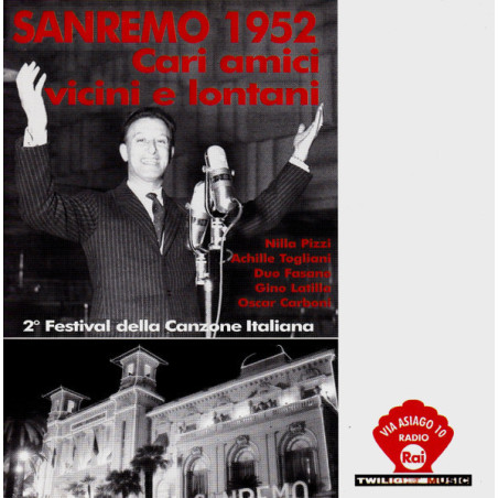 VA SANREMO 1952 - 2' FESTIVAL DELLA CANCONE ITALIANA - 2CD