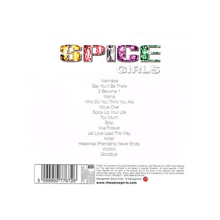 SPICE GIRLS - GREATEST HITS - 1CD