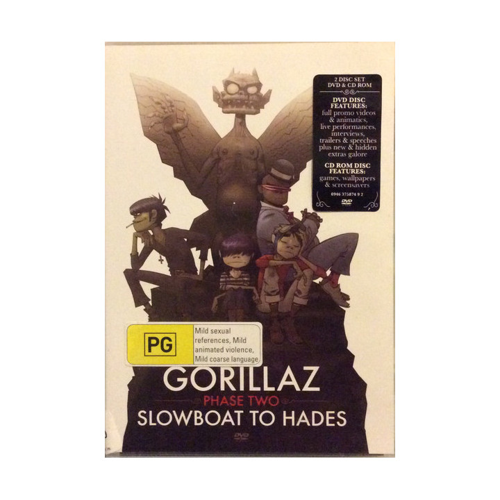 GORILLAZ - PHASE TWO:SLOWBOAT TO HADES - 1DVD