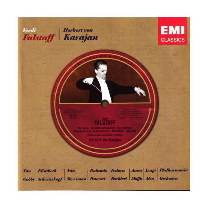 KARAJAN HERBERT VON - VERDI:FALSTAFF - 2CD