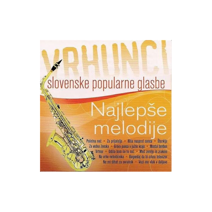 VA-VRHUNCI SLOVENSKE POPULARNE GLASBE - NAJLEPŠE MELODIJE