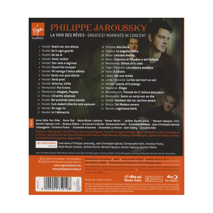 PHILIPPE JAROUSSKY - GREATEST MOMENTS IN CONCERT