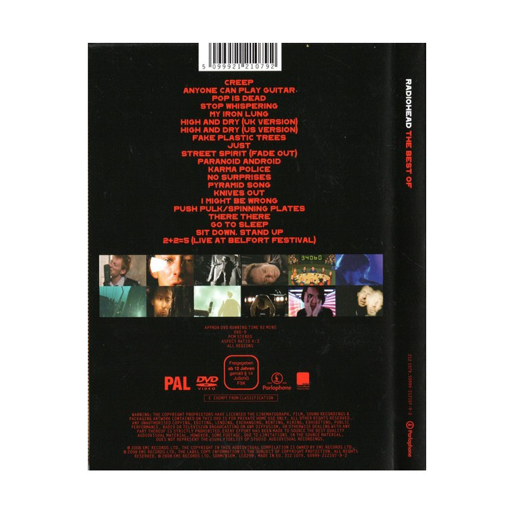 RADIOHEAD - THE BEST OF (DVD)