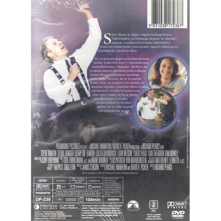 NA POTI VERE - FILM DVD