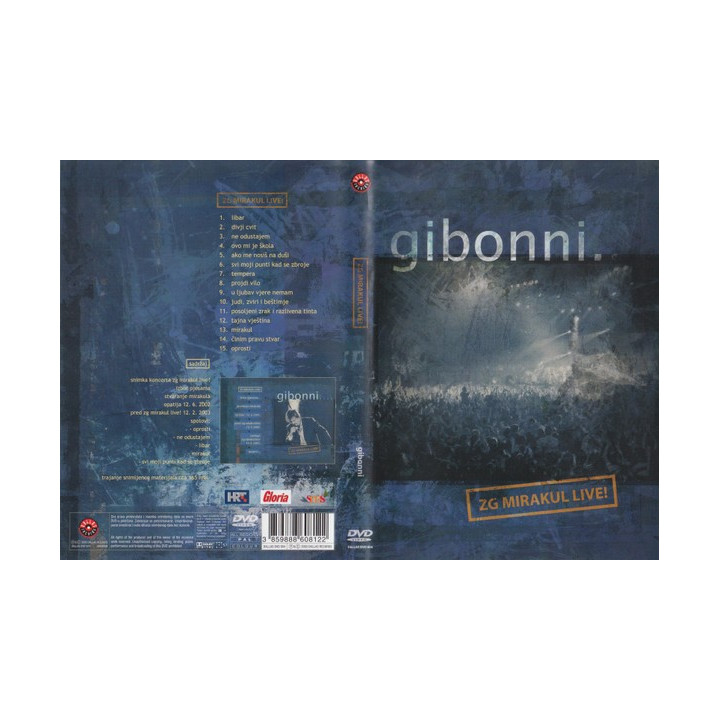 GIBONNI - MIRAKUL LIVE/DVD