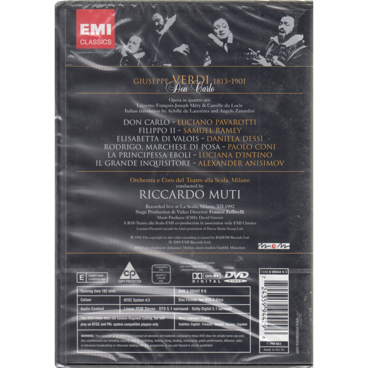 RICCARDO MUTI - VERDI: DON CARLO