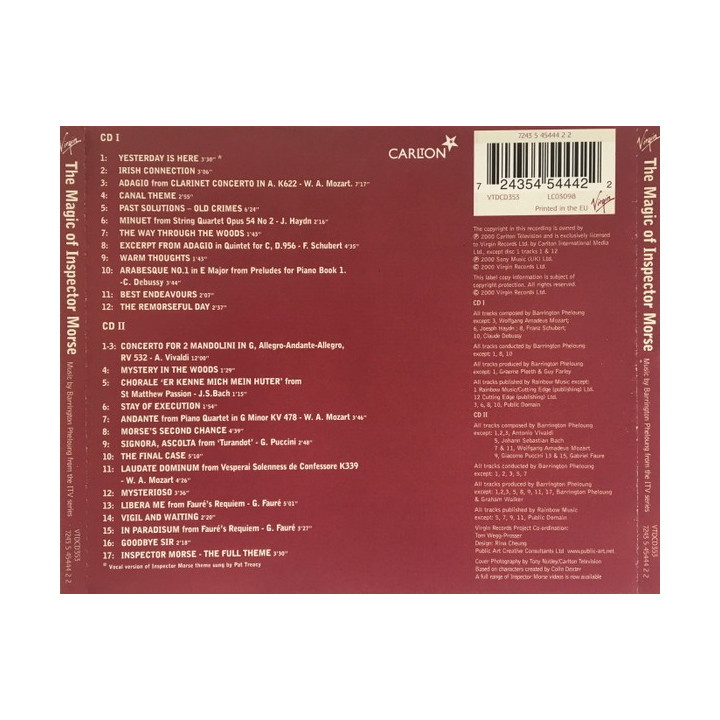 OST-MAGIC OF INSP.MORSE - MAGIC OF INSPECTOR MORSE