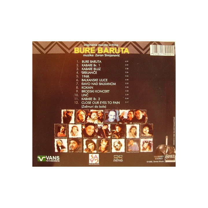 OST-BURE BARUTA/CD - BURE BARUTA