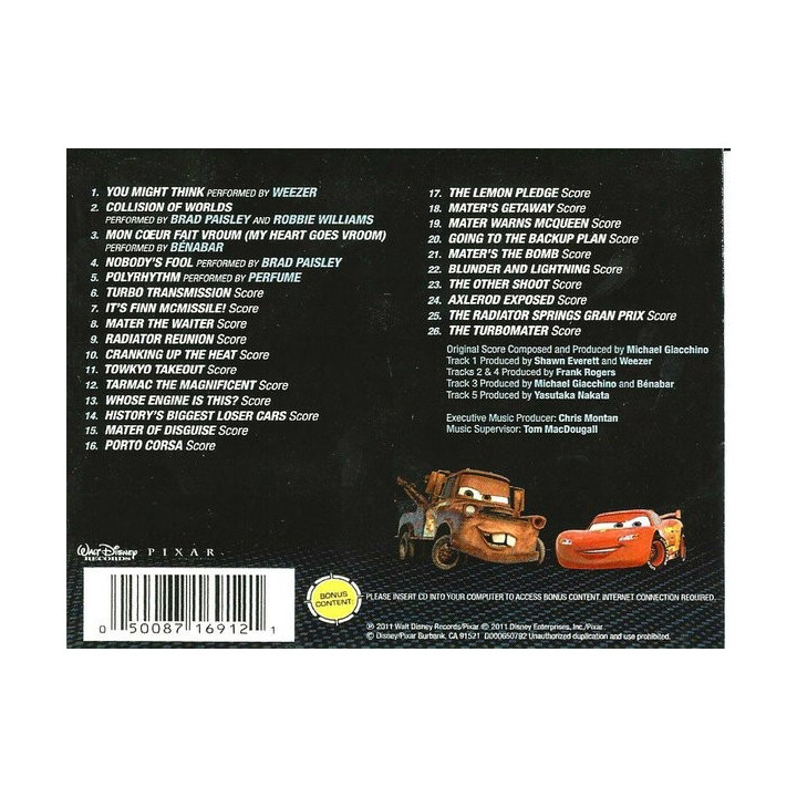 VARIOUS ARTISTS - CARS 2
