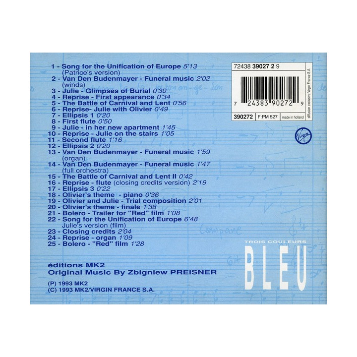 ORIGINAL SOUNDTRACK - TROIS COULEURS BLEU