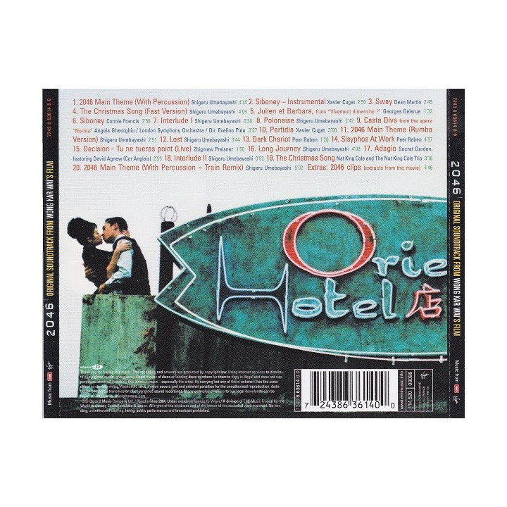 OST-2046/VARIOUS - 2046/WONG KAR WAI'S FILM