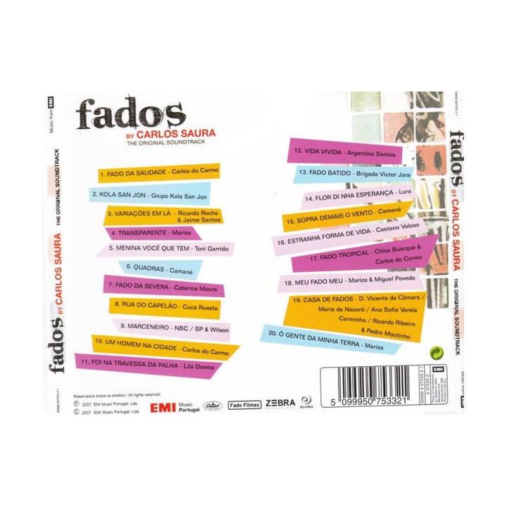 VARIOUS ARTISTS - FADOS BY CARLOS SAURA