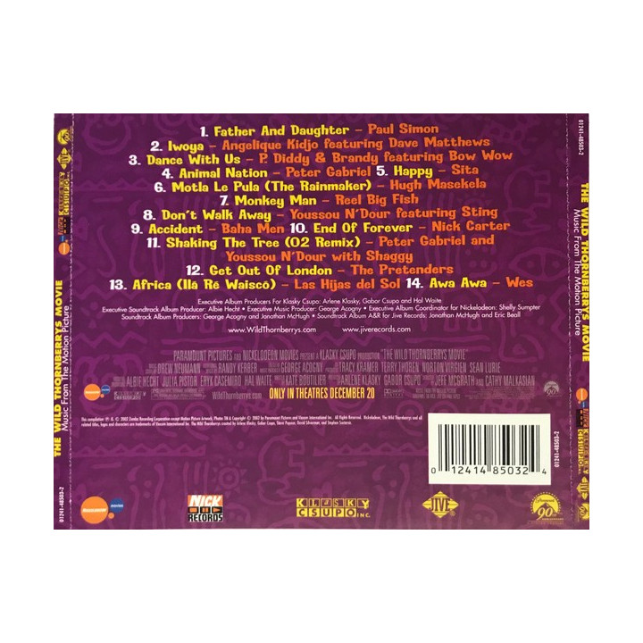 OST-THE WILD THORNBERRY - P.SIMON/P.GABRIEL/YOUSSOU N'..