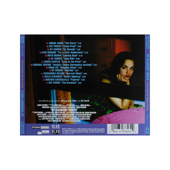 OST-MY BLUEBERRY NIGHTS - A WONG KAR WAI FILM