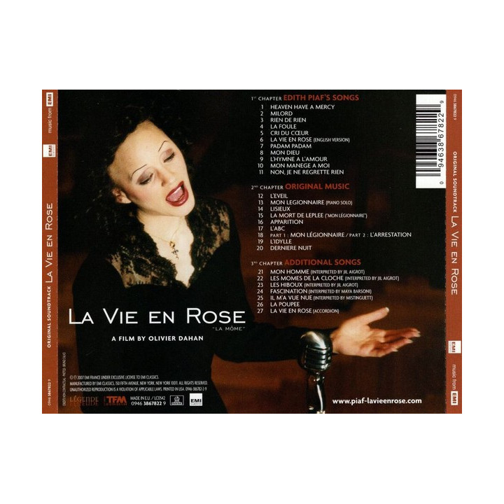 ORIGINAL SOUNDTRACK - LA VIE EN ROSE