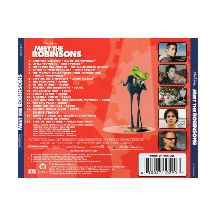 ORIGINAL SOUNDTRACK - MEET THE ROBINSONS