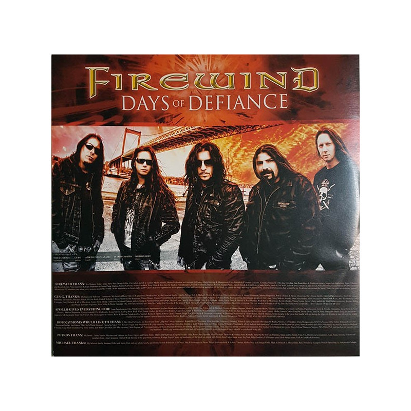FIREWIND - DAYS OF DEFIANCE - 1LP