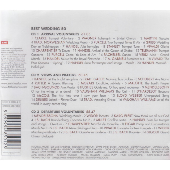 VA - 50 BEST WEDDING - 50 BEST WEDDING - 3CD