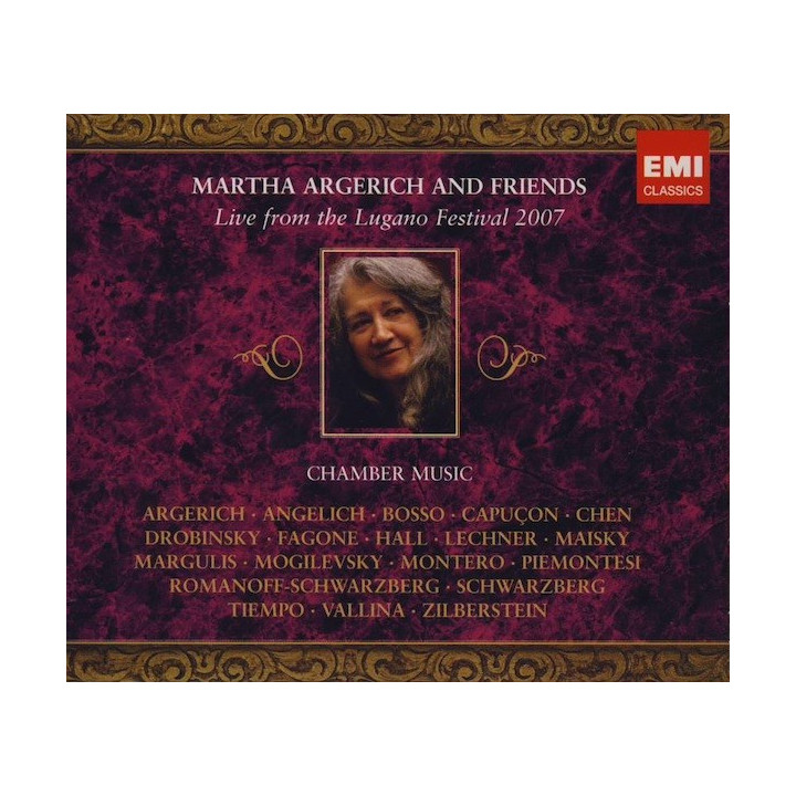 ARGERICH MARTHA - LIVE FROM THE LUGANO FESTIVAL 2007 - 3CD