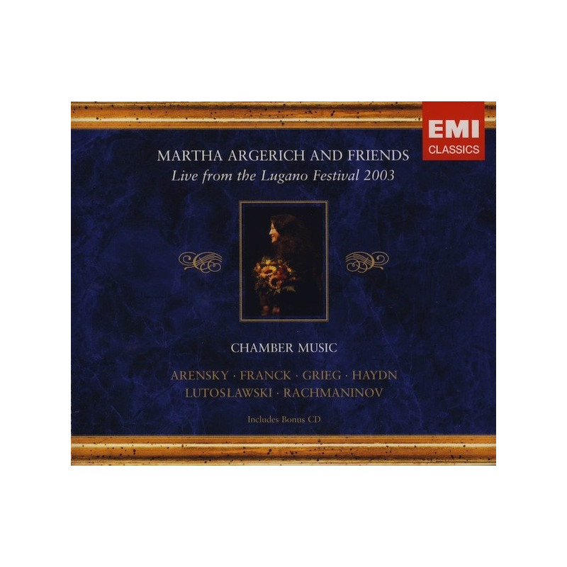 MARTHA ARGERICH AND FRIENDS - CHAMBER MUSUC/LIVE FROM THE LUGANO 2003 - 3CD