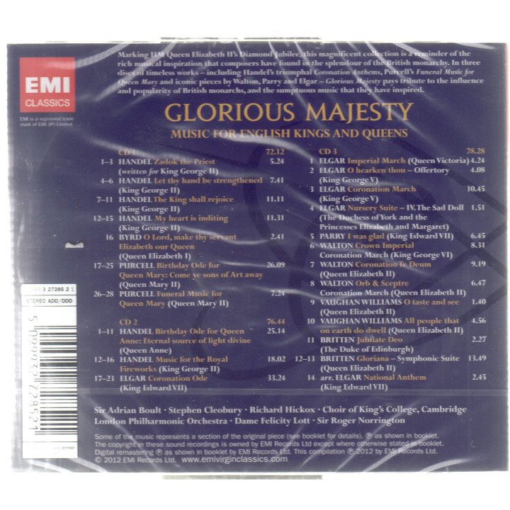 VARIOUS ARTISTS - GLORIOUS MAJESTY - 3CD