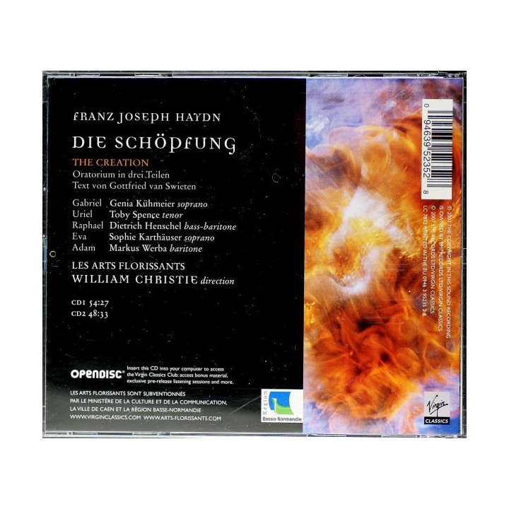 CHRISTIE, WILLIAM - HAYDN : DIE SCHÖPFUNG ( 56 PAGE BOOKLET - 2CD