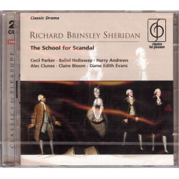 SHERIDAN RICHARD BRINSLEYC610 - THE SCHOOL FOR SCANDAL - 2CD