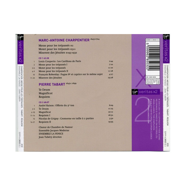 TUBERY JEAN - CHARPENTIER - 2CD