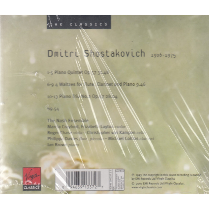 VA-SHOSTAKOVICH - SHOSTAKOVICH:PIANO QUINTET - 1CD