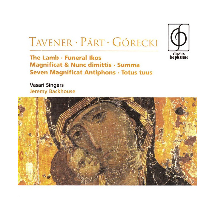 BACKHOUSE JEREMY         C976 - TAVENER/PART/GORECKI - 1CD