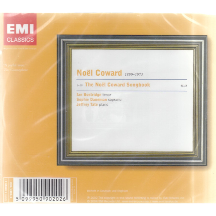 BOSTRIDGE IAN - THE NOEL COWARD SONGBOOK - 1CD