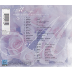 MARIAGE                  B2990 - LES MUSIQUES... - 1CD
