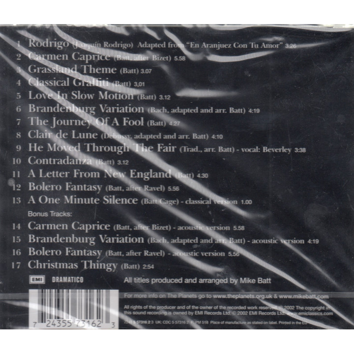 VA-THE PLANETS           B4367 - CLASSICAL GRAFFITI - 1CD