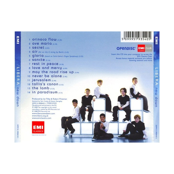 LIBERA - NEW DAWN - 1CD