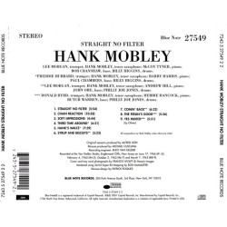 MOBLEY HANK - STRAIGHT NO FILTER