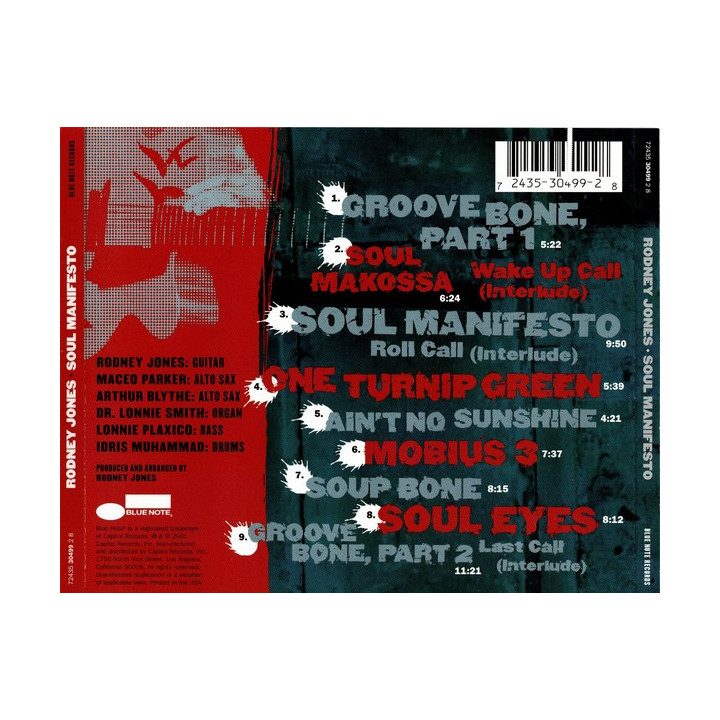 JONES,RODNEY - SOUL MANIFESTO