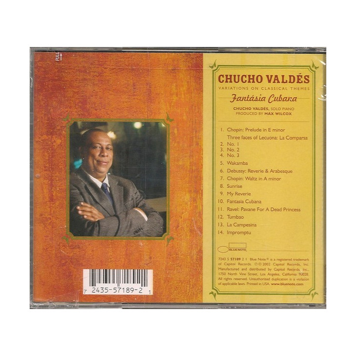 VALDES,CHUCHO - FANTASIA CUBANA