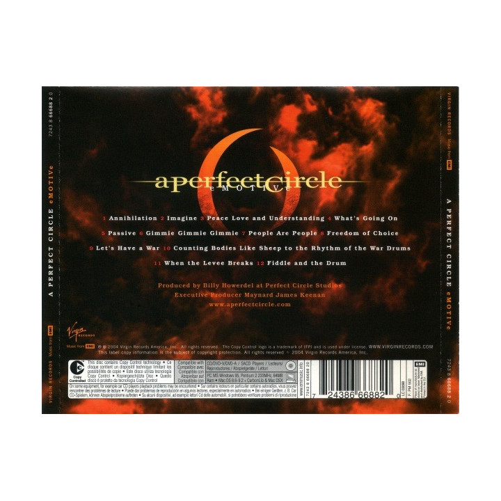 PERFECT CIRCLE  - EMOTIVE - 1CD