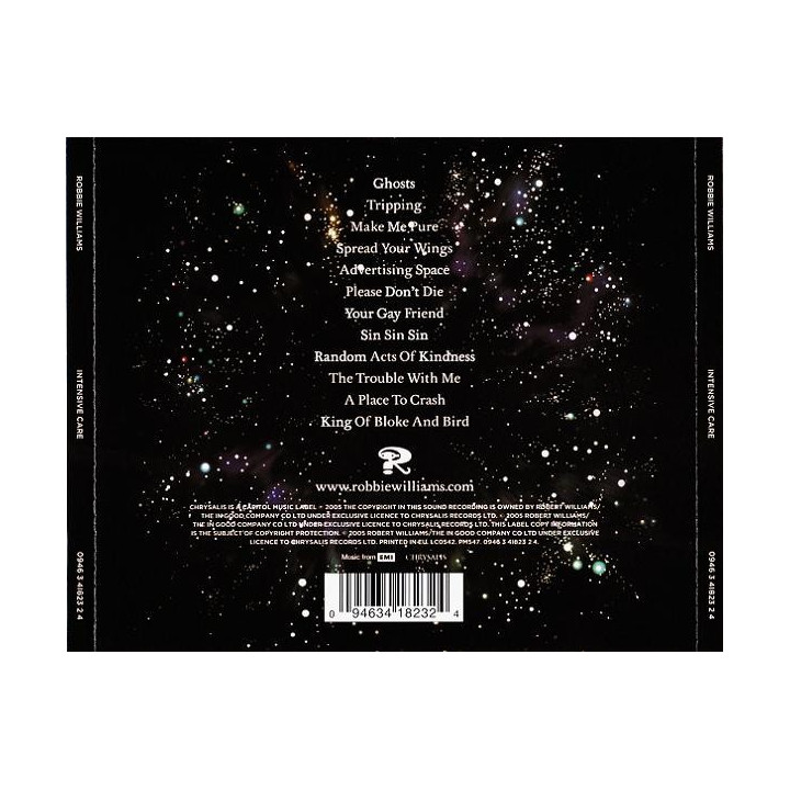 WILLIAMS ROBBIE - INTENSIVE CARE - 2CD