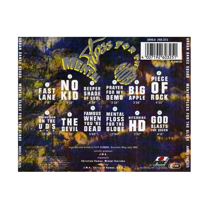 URBAN DANCE SQUAD - MENTAL FLOSS - 1CD