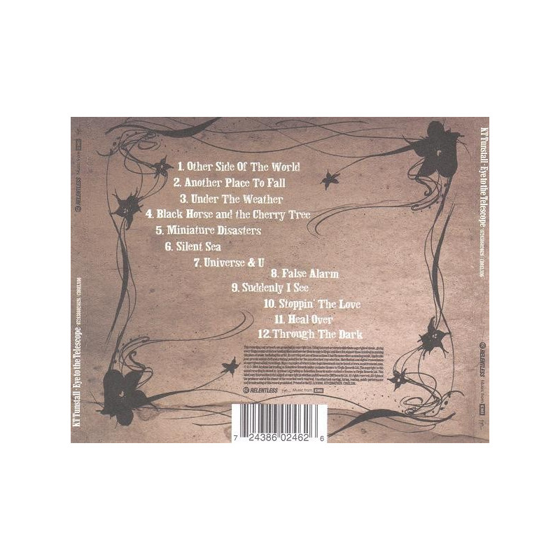 KT TUNSTALL/CD - EYE TO THE TELESCOPE/CD - 1CD