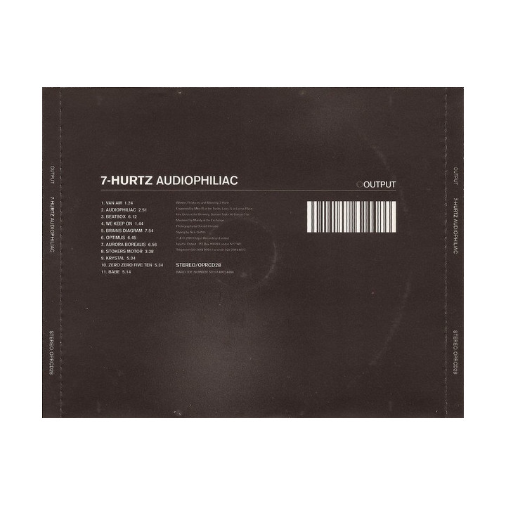 7 HURTZ - AUDIOPHILIAC - 1CD