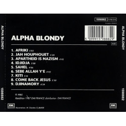 ALPHA BLONDY - APARTHEID IS NAZISM - 1CD